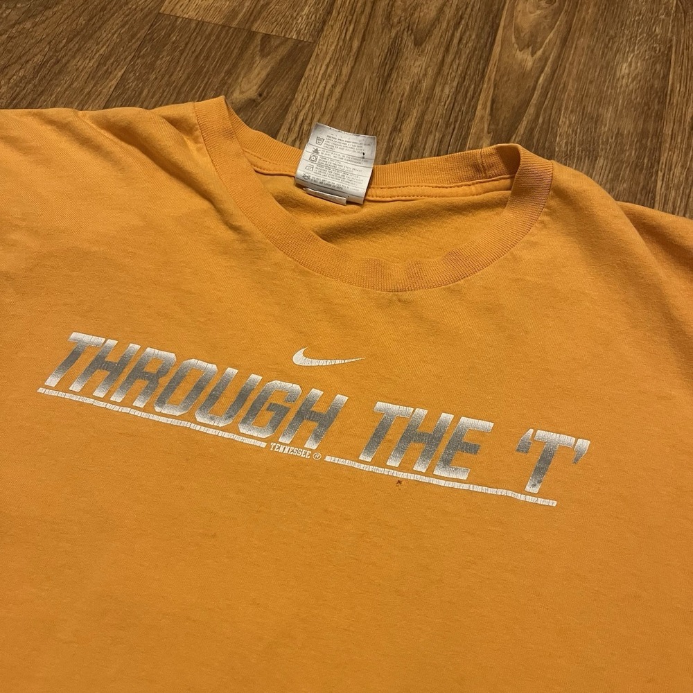 Vintage‎ Nike Center Swoosh Tennessee Vols Shirt Men 2XL Orange Football - Picture 5 of 6